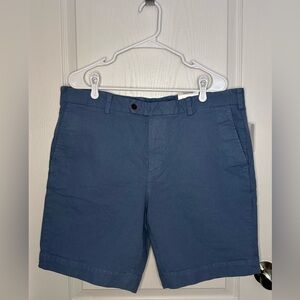 Brooks Brothers NWT Blue Chino 38 Casual Preppy Bermuda Canvas Shorts 9” Inseam
